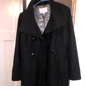 Long Black Peacoat